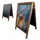 Newport Heavy Duty A Board Chalkboard and A1/A0 Poster Holder Combined