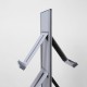 A4  Brochure Stand Totem with Steel Shelves | Single or Double Sided