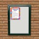 Cyclone External Magnetic Noticeboard with Painted Frame