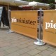 PVC Cafe Banner with Cross Beams Top & Bottom