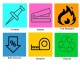 Polycolour Lockable Noticeboard - Fire Retardant Class1/Class B