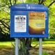 Sentinel Post Mounted Noticeboard with Printed Header