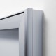 Premium Outdoor Magnetic Post Mounted Noticeboard | 50mm Internal Depth