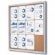 Premium Cork Noticeboard with Safety Corners - Indoor / Covered Outdoor Use