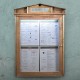 A2 Rustic Wooden Exterior Menu Display Case