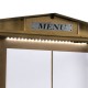 A2 Rustic Wooden Exterior Menu Stand | LED Illuminated