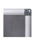 Budget Fabric Pinboard with Aluminium Frame