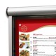 Ceiling Suspended Scroll Deluxe Menu Case