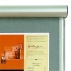 Scroll Deluxe Exterior Menu Stand with Battery Powered Lighting