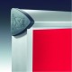 Fire Retardant Shield Showcase with Top Hinged Door