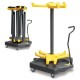 Shuttletrac 9 Post Vertical Storage Cart for Queue Barriers