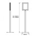 Vertical Sign Holder Stand - A4 / A3