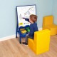 YoungStart Height Adjustable Small School Whiteboard Easel