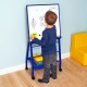 YoungStart Height Adjustable Small School Whiteboard Easel