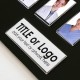 Staff Photo Board with 10 Pockets - Black/White Frame