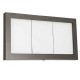 Triple A4 Coated Steel Outdoor Menu Display Case