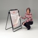 Loop Leg Height Adjustable Flip Chart Easel