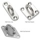 Cafe Barrier Wall Clip | Round, Square or Diamond Shapes Available