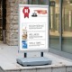 Premium Water Filled Forecourt Sign