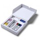 Whiteboard Starter Kit with Magnets, Marker Pens, Eraser and Cleaning Fluid