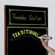 Wood Edged Chalkboard for Wall or Ceiling Hanging
