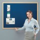 Eco Friendly Wood Framed Noticeboard with Felt or Cork Pinboard