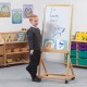 Little Acorns Wood Framed Junior Easel with Optional Storage Box