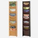 12 x A4 Wooden Wall Mounted Literature Dispenser