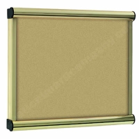 Beige Felt Kensington Menu Display Case