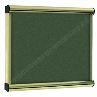 Green Felt Kensington Menu Display Case