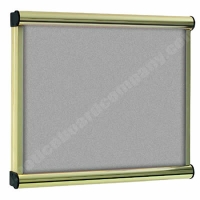 Grey Felt Kensington Menu Display Case