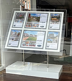 LED Light Pockets for Estate Agents White Light Display