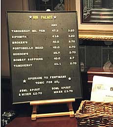 Peg Letter Menu Boards