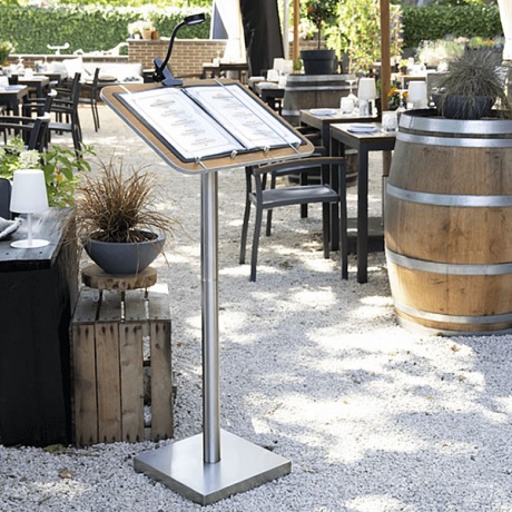 Illuminated & Outdoor Menu Display Stands | Custom Sizes White Light ...