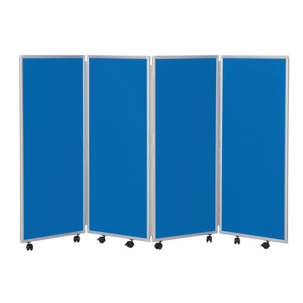 Buy Mobile Folding Concertina Room Divider Screens White Light Display