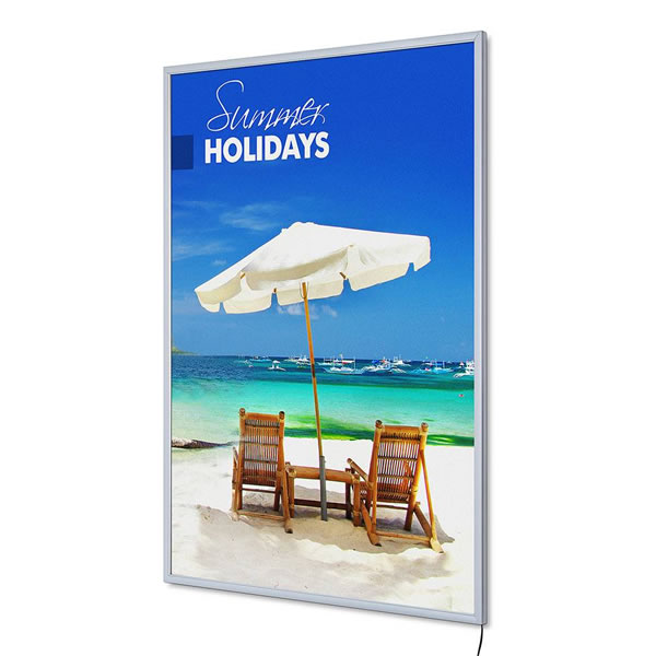Led Inside Light Box LED Indoor Light Box with Extra Slim Frame | 19mm Snap Lightbox White ...