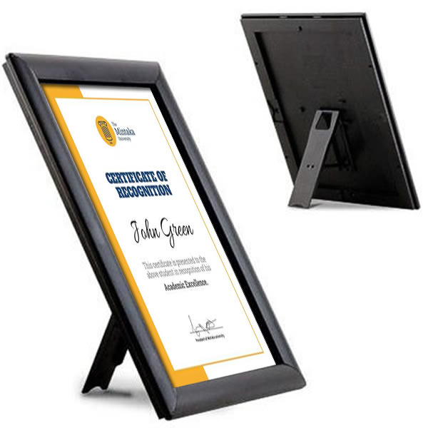 Opti Frame Freestanding Snap Frame - all Popular display sizes White ...